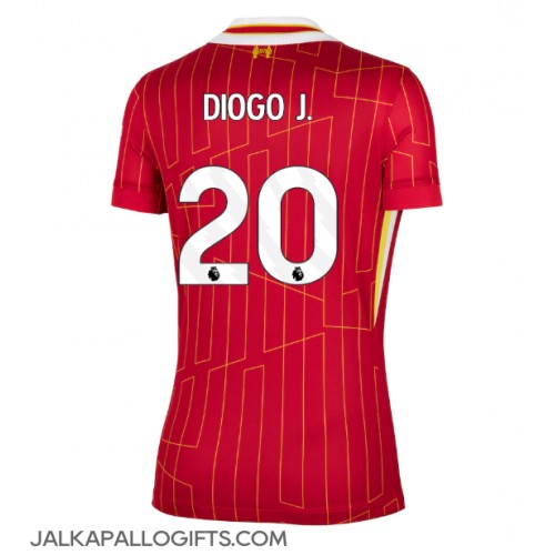 Liverpool Diogo Jota #20 Kotipaita Naiset 2024-25 Lyhythihainen